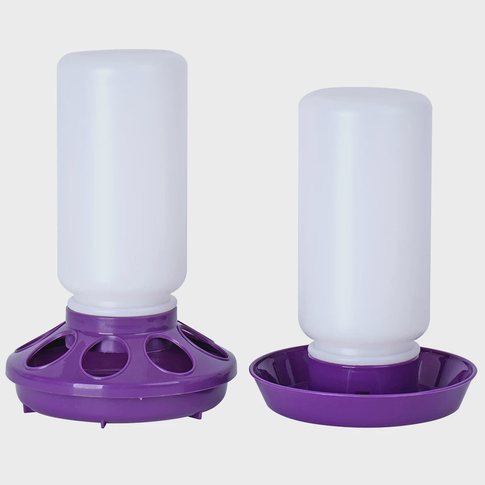 Automatische 1L Kippenvoerbak en Waterdispenser voor Kuikens en Vogels