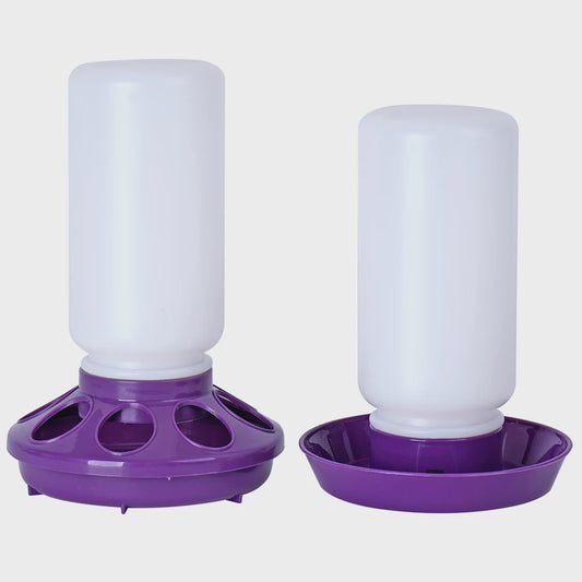 Automatische 1L Kippenvoerbak en Waterdispenser voor Kuikens en Vogels