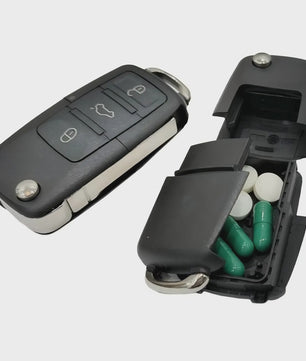 Creatieve Mini Auto Sleutel Koffer - Geheime Opbergruimte voor Geld, Pillen of Munten