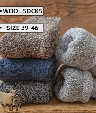 Warme Heren Merino Wol Sokken - Super Dik & Comfortabel voor de Winter