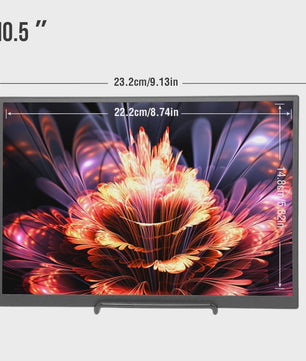 Anmite 10.5" Draagbare Monitor - 1280P HDR, 15:10 Beeldverhouding, Touchscreen Optioneel