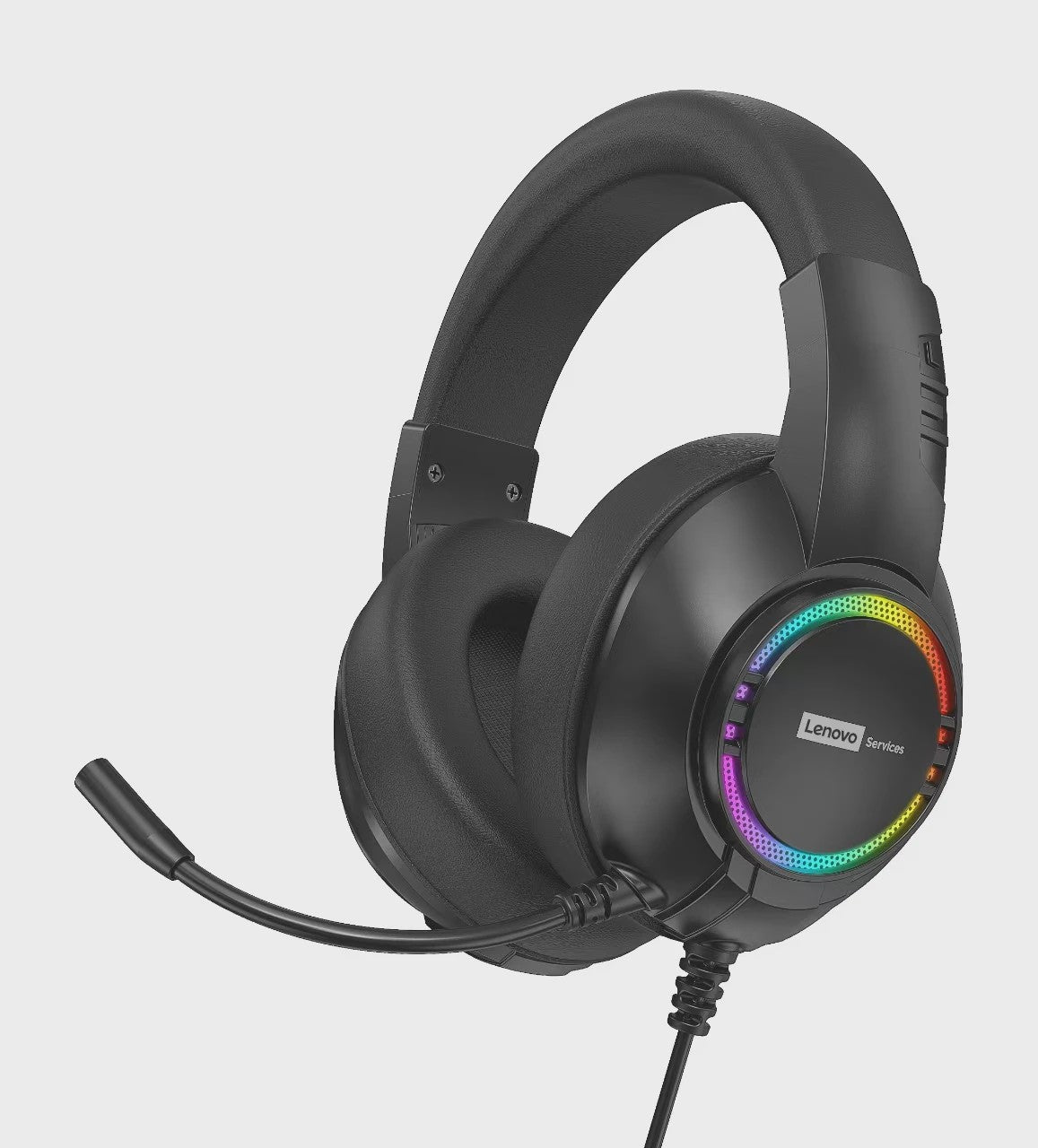 Lenovo E08 E-sports Headset: 7.1 Surround Sound, RGB Licht & Microfoon voor PC Gaming