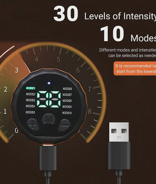 Smart EMS Abdominale Stimulator Riem - Spierversteviging & Lichaamsmassage