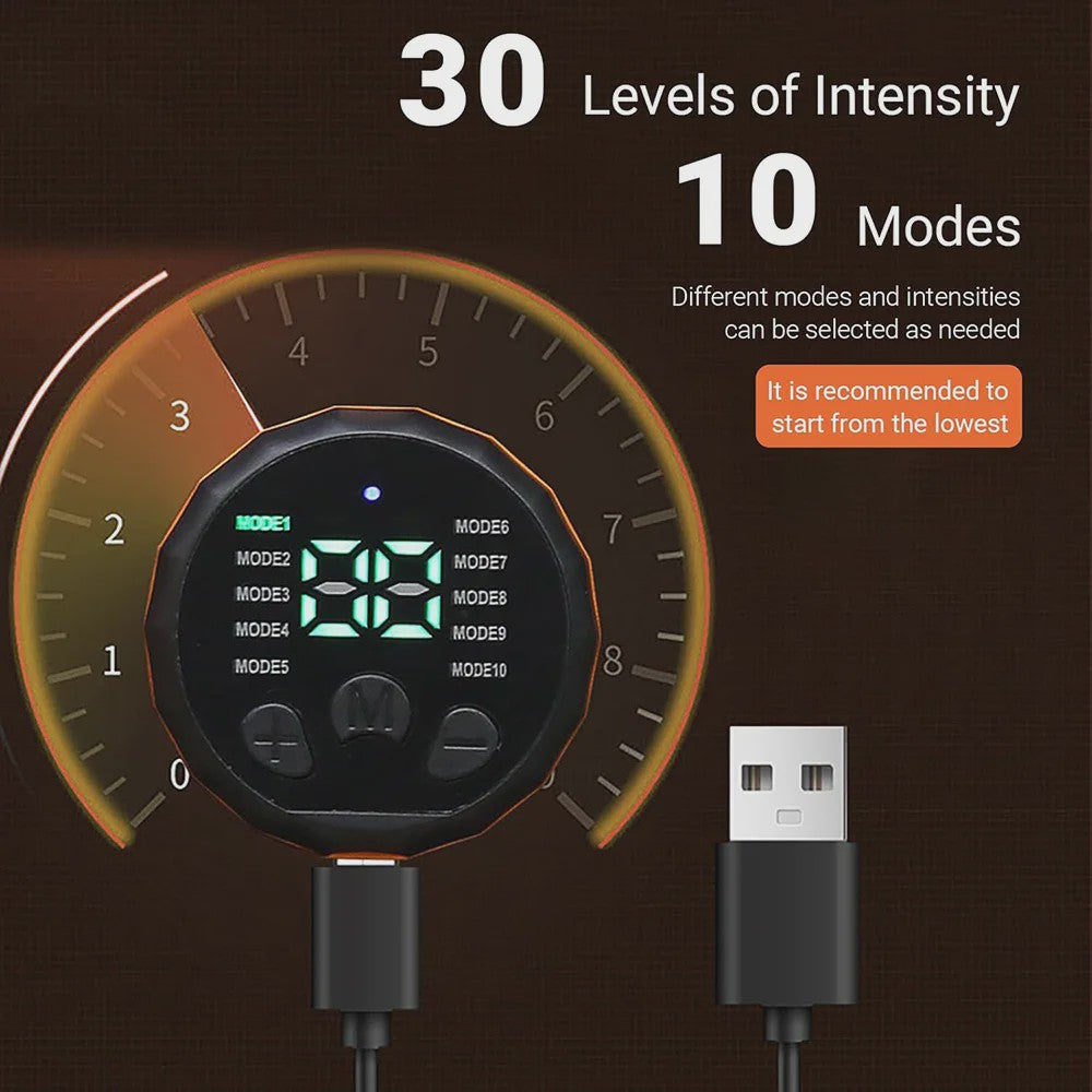Smart EMS Abdominale Stimulator Riem - Spierversteviging & Lichaamsmassage