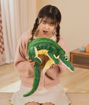 Realistisch Krokodil Pluche Speelgoed - 70cm & 90cm Zacht Knuffelbeest