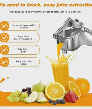 Handmatige Citruspers en Fruit Squeezer - Zwaar Uitgevoerd Metaal