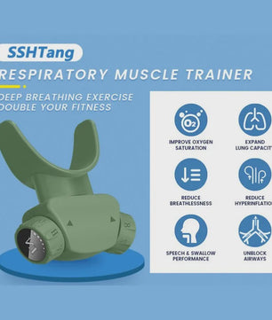 Ademhalingsspier Trainer - Verbeter Longcapaciteit en Fitness