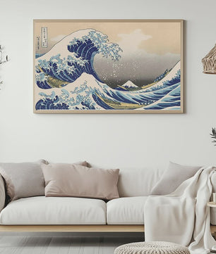 Iconische Japanse 'De Grote Golf van Kanagawa' Canvas Poster met Fuji - Vintage Muurkunst