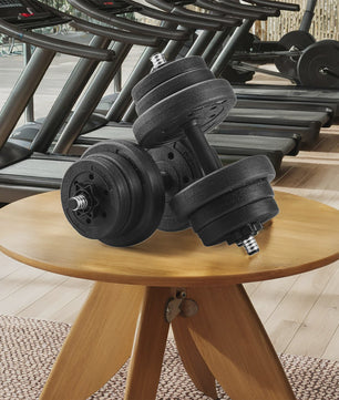 Songmics Verstelbare Dumbbells Set - 2 x 10 kg