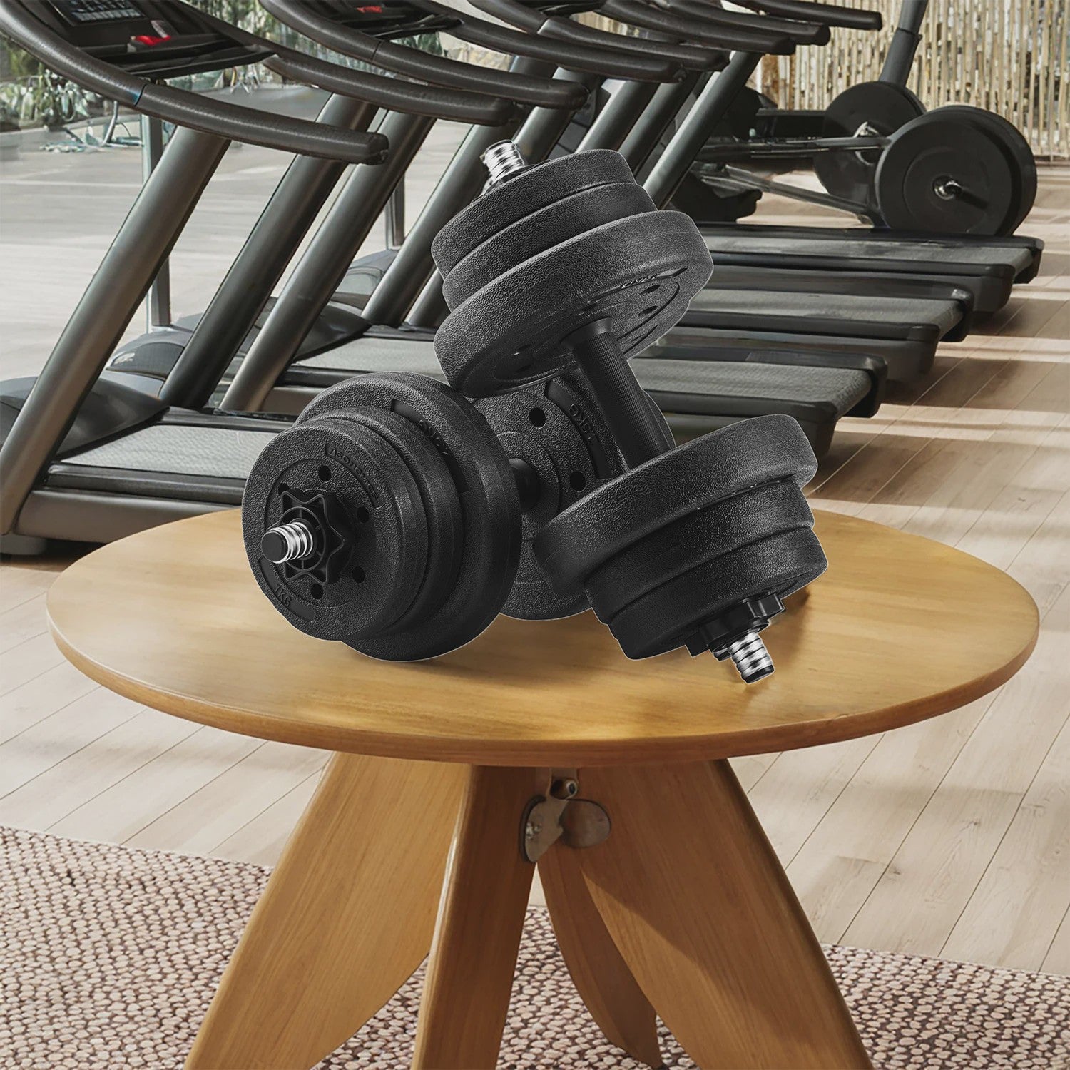 Songmics Verstelbare Dumbbells Set - 2 x 10 kg