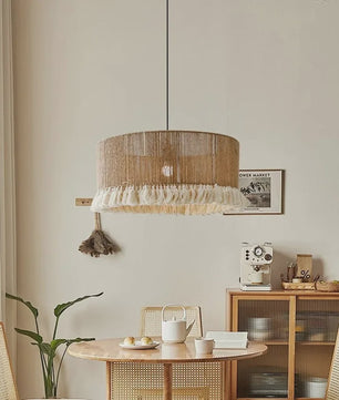 Handgemaakte Boho Hanglamp van Hennep Touw - 50cm - Scandinavische Stijl