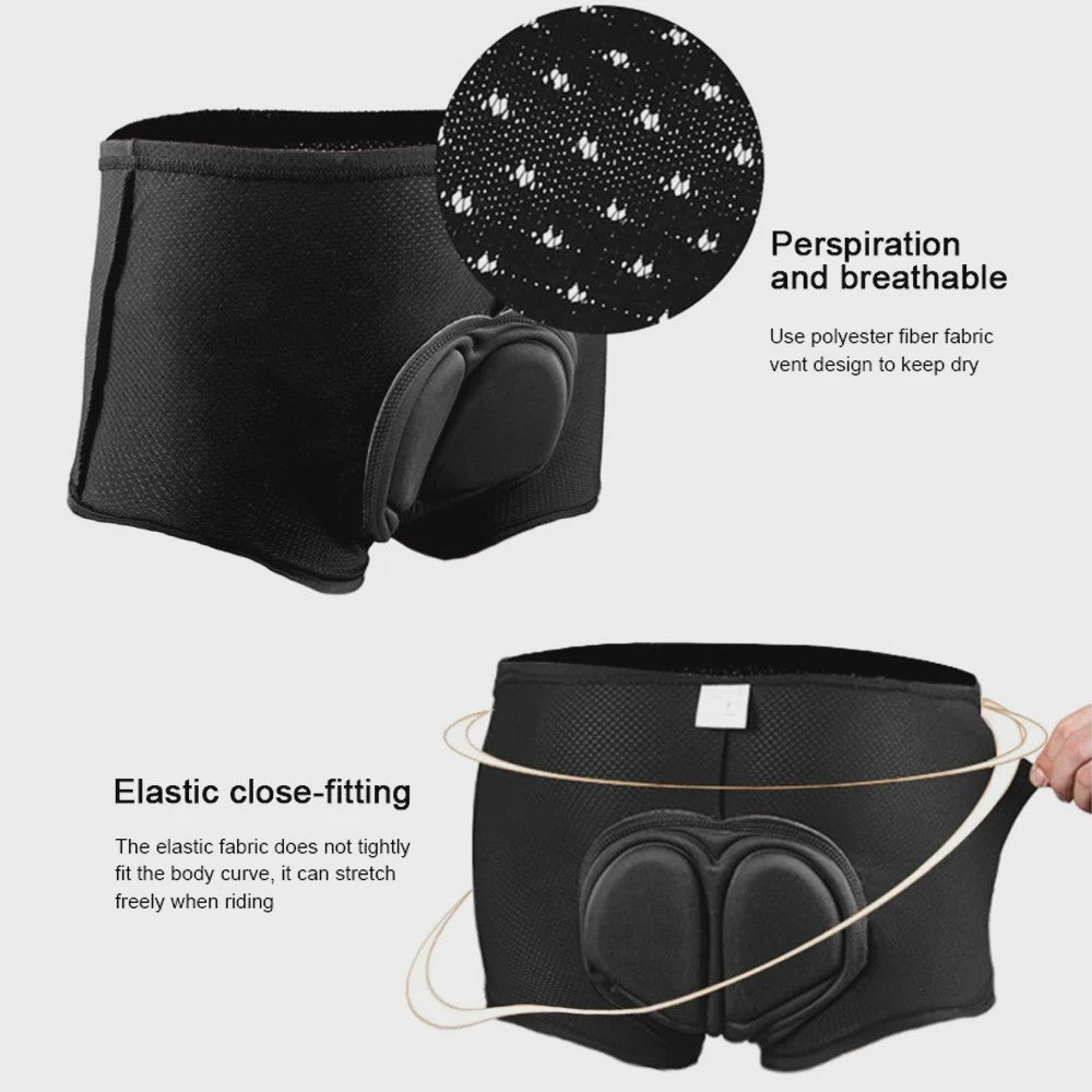 Fietsbroek Heren met 4D Gel Pad - Ademend, Sneldrogend en Lichtgewicht Ondergoed