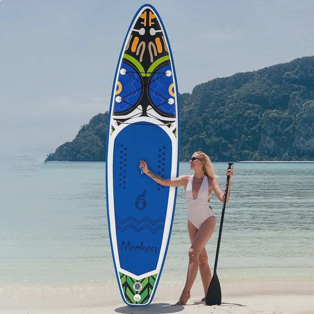 Opblaasbaar Stand Up Paddle Board (SUP) 335cm - Compleet met Peddel & Accessoires