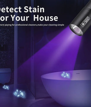 Compacte 365nm UV Zaklamp - USB Oplaadbaar - Multifunctioneel Detectielicht