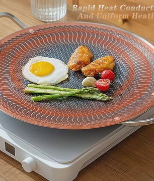 RVS BBQ Grillpan - Geschikt voor Camping, Thuis & Inductie/Gas Kookplaten