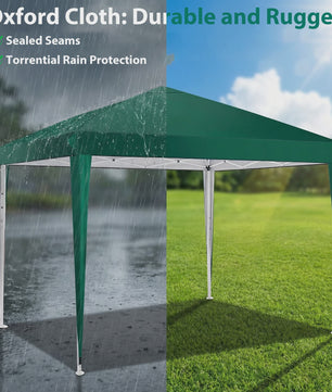 Pop-up Gazebo Tent 3x3M - UV & Regenbestendig, Verstelbare Hoogte, Inclusief Draagtas
