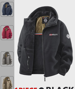 Heren Outdoor Jas met Capuchon - Veelzijdige Winterjas voor Dagelijks Gebruik en Reizen