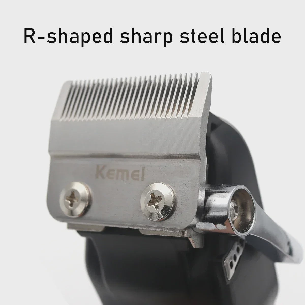 Kemei KM-1550 Professionele Baardtrimmer & Haarklipper voor Mannen - Draadloos, LED Display, USB