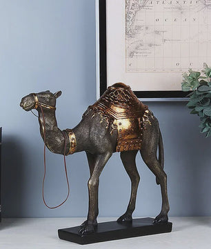 Decoratieve Kameel Beeldje - Indische Stijl Hars Sculptuur