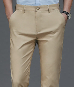 Herfst/Lente Heren Stretch Pantalon - Smart Casual & Office Broek - Sneldrogend