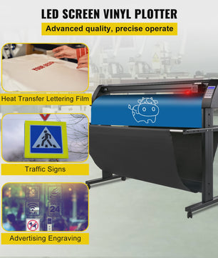 SucceBuy Vinyl Cutter Plotter 28-53 Inch met LCD, Stand en SIGNMASTER Software