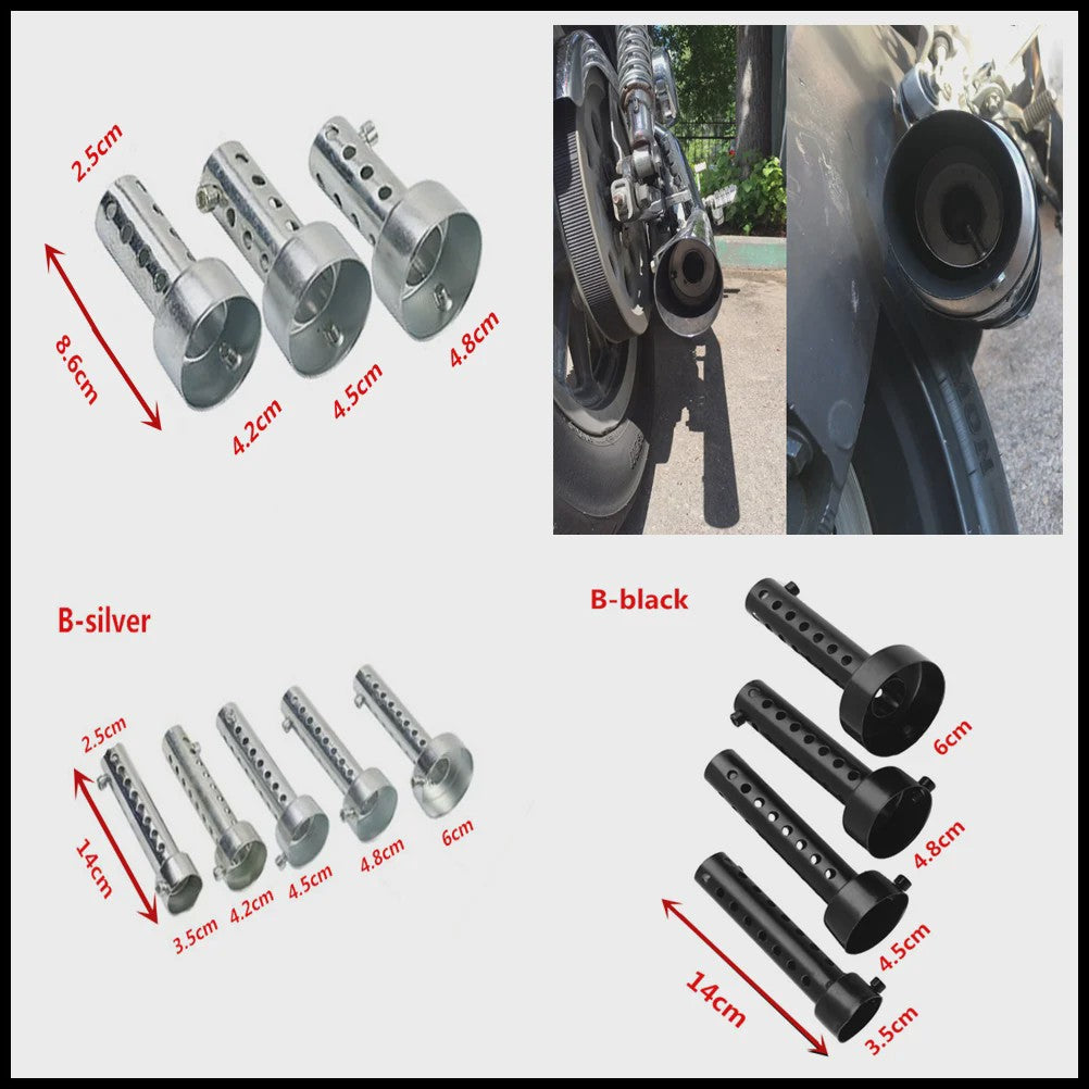 Universele Motor Uitlaatdemper - Diverse Diameters (35-60mm) voor Buell Modellen