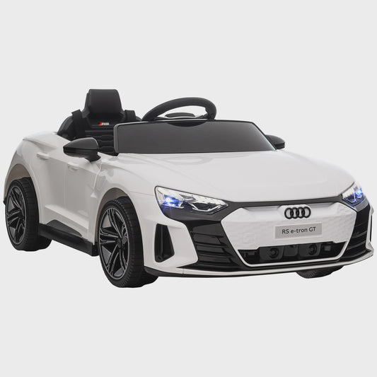 Elektrische Kinderauto Audi RS e-tron GT - Wit (103x58x41 cm) - Vanaf 3 Jaar