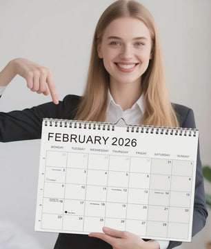 Weekplanner Kalender 2026-2027: 52 Weken, Maandoverzicht & Maanfasen