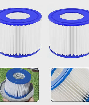 6x Spa Filter Cartridge voor Lay-Z-Spa Hot Tub - Zwembad Reiniging