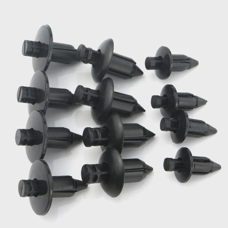 20x Kunststof Push Clips voor Motor Kuipdelen - 6mm, 7mm, 8mm