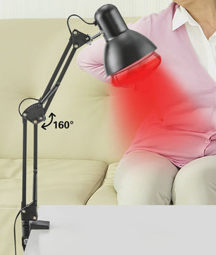150W Infrarood Therapie Lamp - Verstelbaar voor Spier- en Gewrichtspijn Verlichting