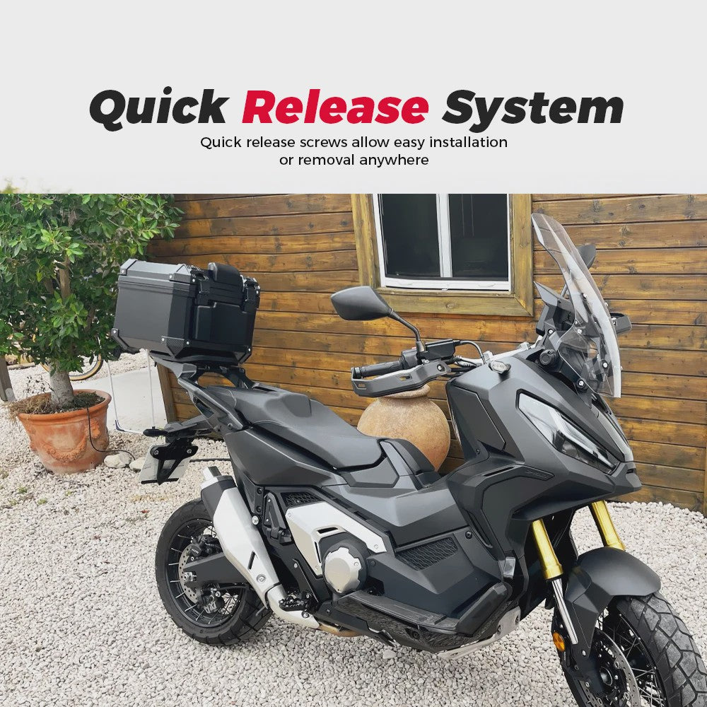 Universele Motor Topkoffer - 45L/57L/65L - Waterdicht & Veilig - Helm Opbergbox