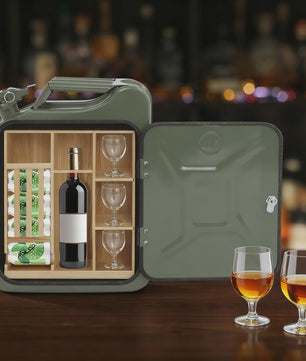 Jerrycan Minibar met Slot - Unieke Drankenkast voor Buiten & Feesten