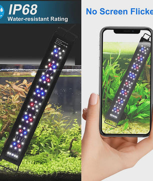 Aquarium Verlichting 90cm - LED Lamp voor Planten, Algen & Koraal - Zwart