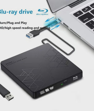 Externe 5-in-1 Blu-ray Drive: BD/DVD/CD Brander & Lezer voor Laptop & PC