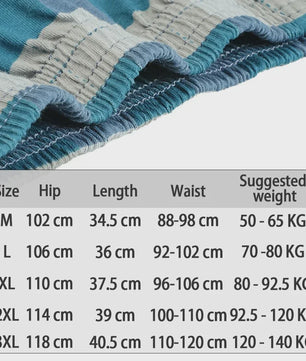 Herens Boxer Shorts van Puur Katoen - Comfortabel & Ruim - Geruit & Effen - Plus Size M-3XL