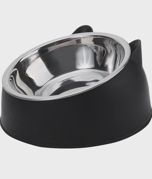 Verhoogde RVS Kattenbak & Voerbak - Kantelbaar Design voor Puppy, Kitten & Hond