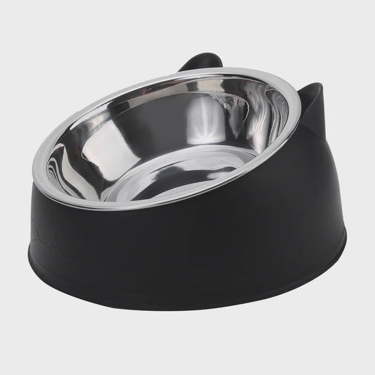 Verhoogde RVS Kattenbak & Voerbak - Kantelbaar Design voor Puppy, Kitten & Hond