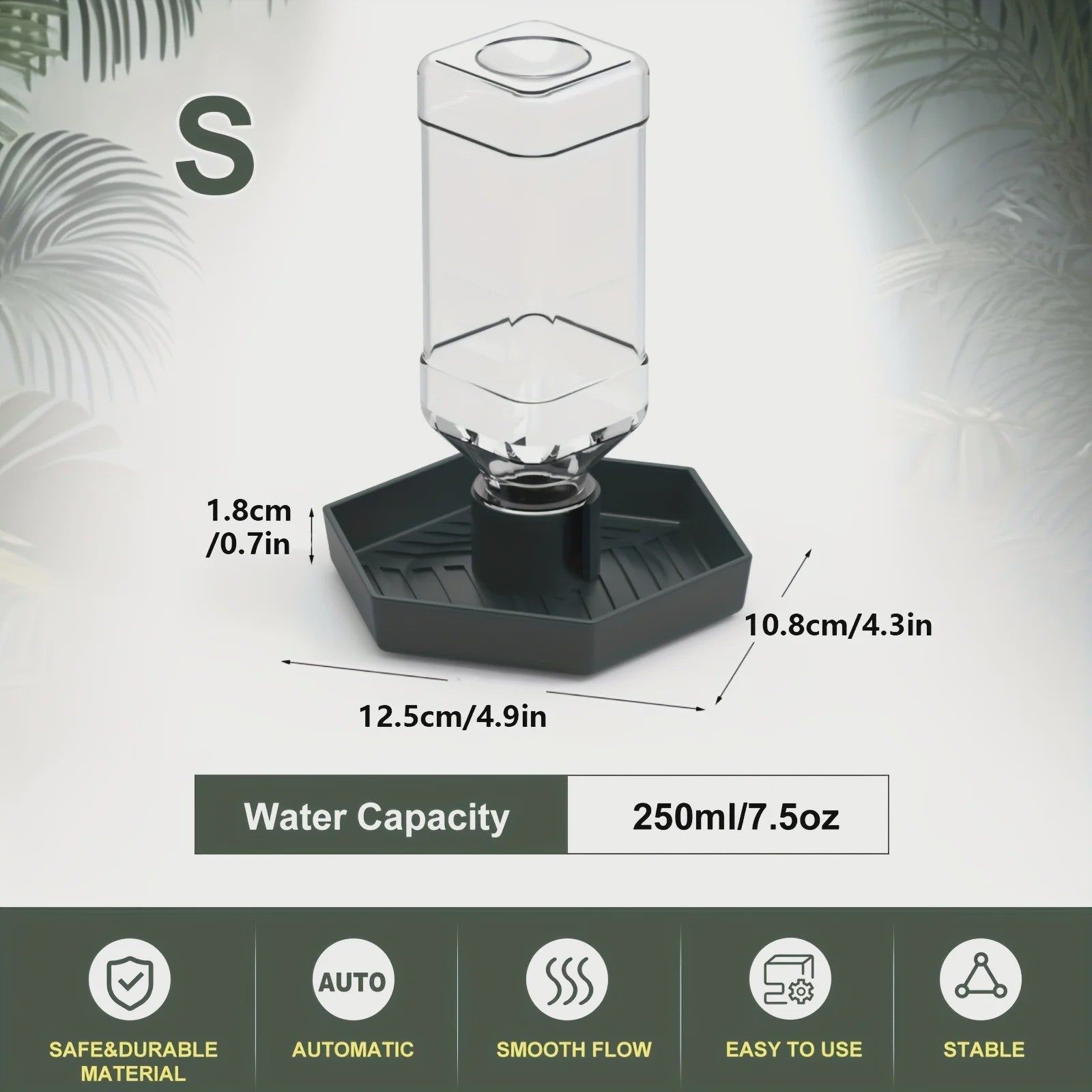 Automatische Reptielen Voerbak en Waterdispenser voor Kleine Hagedissen, Kikkers, Slangen en Schildpadden