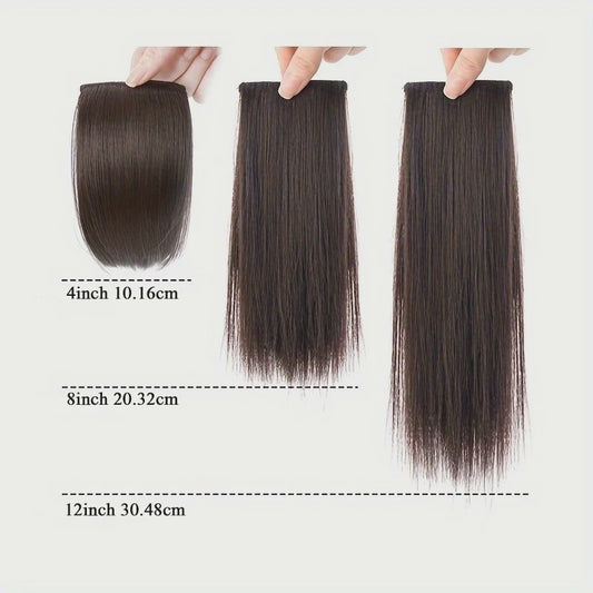 Naadloze Clip-in Haarstukken voor Volume: Synthetische Haarverlenging voor Dames