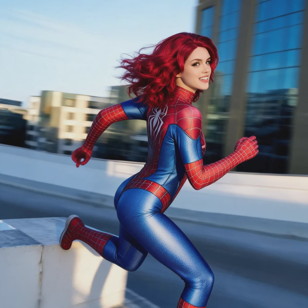 Spider-Woman Cosplay Kostuum Jumpsuit - Superheld Zentai Bodysuit voor Dames