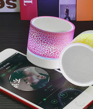 Draagbare Mini Bluetooth Speaker met Kleurrijke LED Verlichting en Handsfree Functie