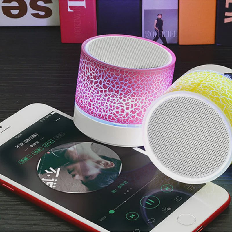 Draagbare Mini Bluetooth Speaker met Kleurrijke LED Verlichting en Handsfree Functie