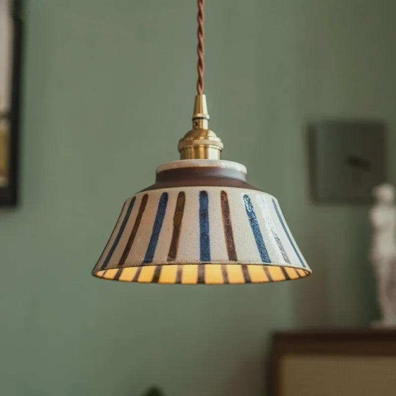 Moderne Scandinavische Keramische Hanglamp - LED - 4W - Sfeervolle Verlichting voor Woonkamer, Eetkamer & Slaapkamer
