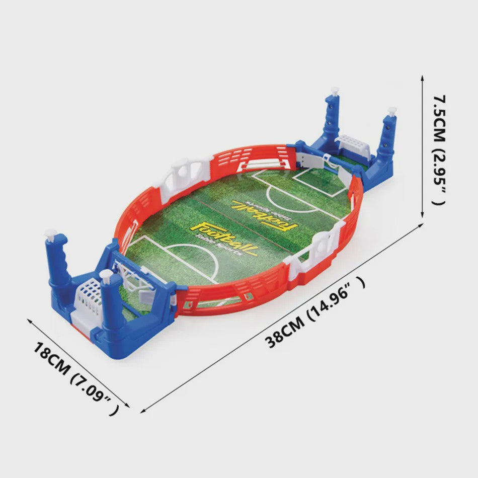 Mini Tafelvoetbal Spel - Compact Desktop Voetbal Spel voor Plezier Binnen