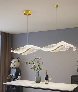 Moderne LED Plafondlamp Golvend Design - Hanglamp voor Woonkamer & Eetkamer