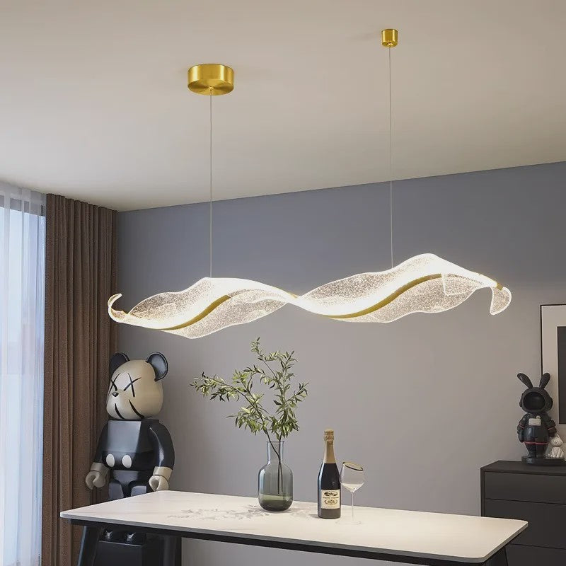 Moderne LED Plafondlamp Golvend Design - Hanglamp voor Woonkamer & Eetkamer