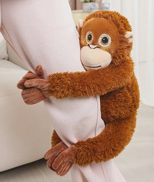 Zachte Pluche Aap Knuffel - Gorilla, Chimpansee, Orang-oetan - 30-90cm - Cadeau & Decoratie