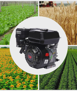 Krachtige Benzine Motor 7.5 PK - Slijtvast & Draagbaar voor Agrarisch Gebruik