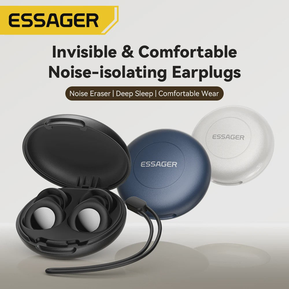 Essager Oordopjes Slaap - Zacht Siliconen Noise Cancelling voor Rustige Nacht & Concentratie